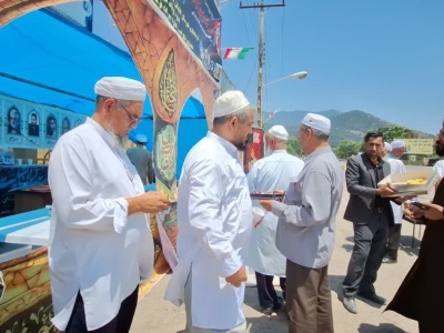 گزارش تصویری/ برپایی موکب "وحدت امت" علمای اهل سنت گلستان در تنگراه